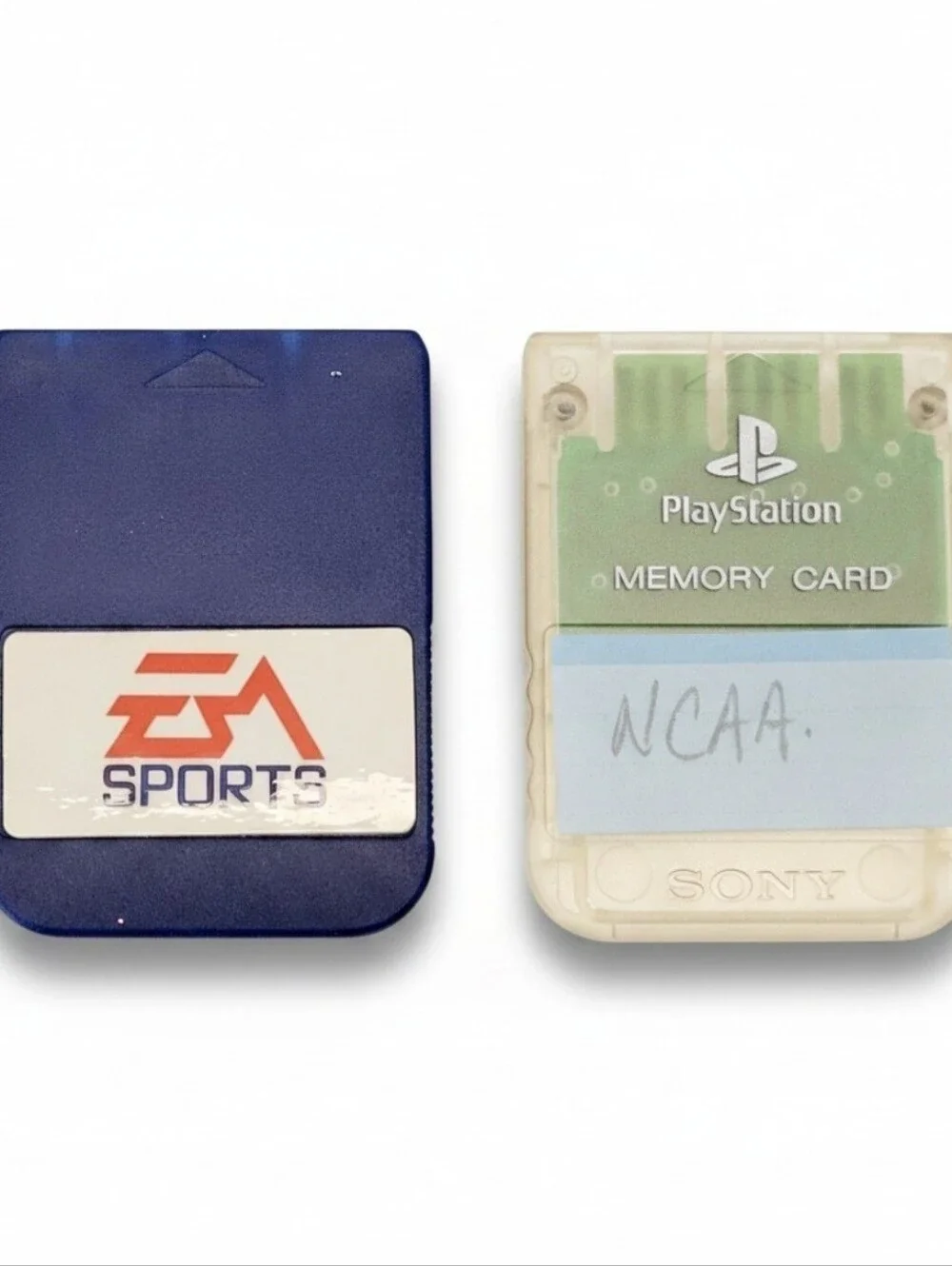 (Lot Of 2) PS1 Limited Edition EA Sports Playstation Memory Card/Model SCPH-1020
